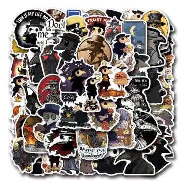 Imagem de Adesivos Plagues Doctors, vinil impermeável, anime, 55 unidades/lote -