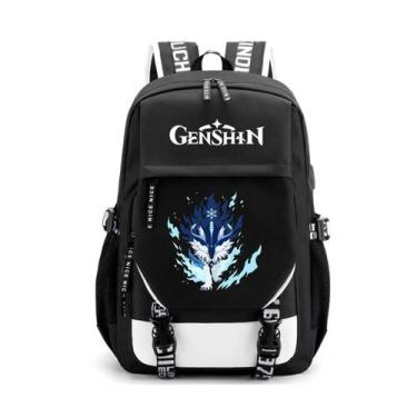 Imagem de Mochila Genshins Impacts Cartoon Kids School Canvas 0,7 kg - yiweisai