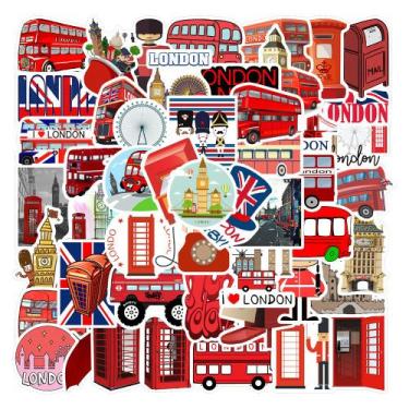 Imagem de Adesivos London's Reds Bus em vinil impermeável Anime S (50 unidades) 
