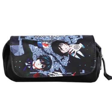 Imagem de Bolsa de lápis Black Butlers Sebastians Michaelis para crianças - Yiwe
