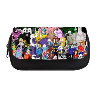 Imagem de Estojo para lápis Undertale Pencil Bag Cartoon Anime de grande capacid