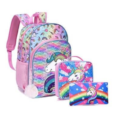 Imagem de Conjunto de 3 bolsas escolares My Little Pony Friendship is Magic - Yi