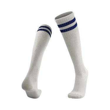 Imagem de Meias Longas Antiderrapantes E Respiráveis Para Futebol E Basquete Par
