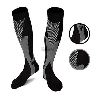 Imagem de Meia 3/4 Alta Compressão Performance Estimula Circulação - Ottosports,