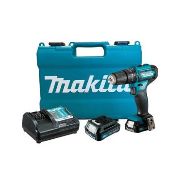 Imagem de Parafusadeira e furadeira de impacto 3/8" makita com 2 bateria 12v 1.5