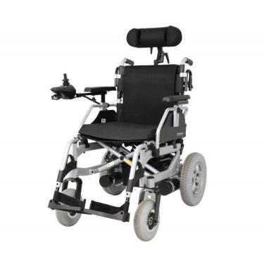 Imagem de Cadeira de Rodas Motorizada Dobrável D1000 Com Apoio de Cabeça Dellame