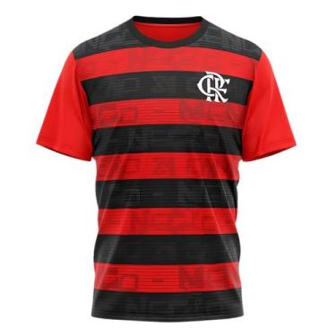 Imagem de Camisa Flamengo Masculina Rubro Negro Shout Licenciada - Flamengo SHOU