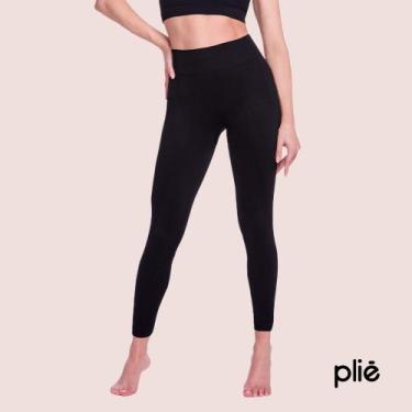 Imagem de Calça Legging Plie Treino Feminina Fitness Academia, Preto, G