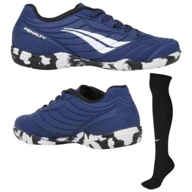 Imagem de Chuteira Futsal Penalty Matis Infantil Marinho Meião Matis-Unissex