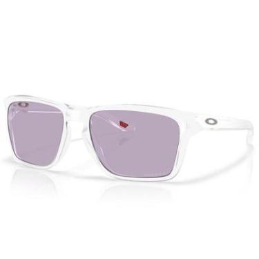 Imagem de Óculos de Sol Oakley Sylas Matte Clear Prizm Slate-Masculino