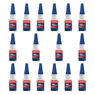 Imagem de Kit com 16 Colas instantânea Loctite Super Bonder Mega 20g