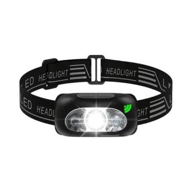 Imagem de Lanterna De Cabeça Mini LED Potente À Prova d'Água Com Sensor, Luz For