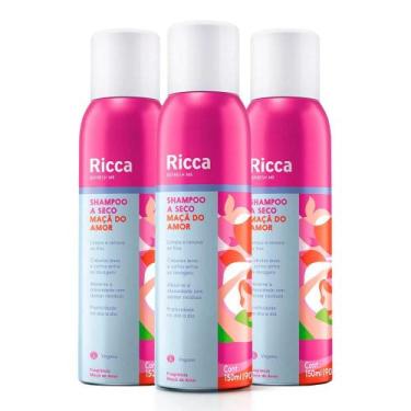 Imagem de Kit 3 Shampoo A Seco Maçã do Amor Ricca