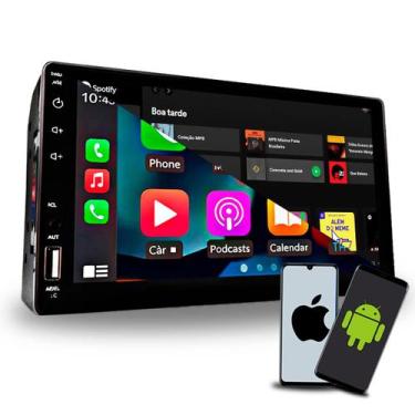 Imagem de Multimidia MP5 2 DIN 7" IPS Full Touch HT-3827CA CarPlay Android Auto 
