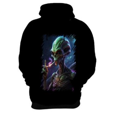 Imagem de Blusa de Frio Alien ET Fumando Alienígena 1 - Kasubeck Store®, Inf 08