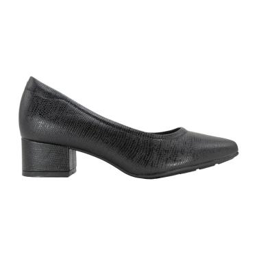 Imagem de Sapato Modare Feminino Salto Baixo Bloco Preto