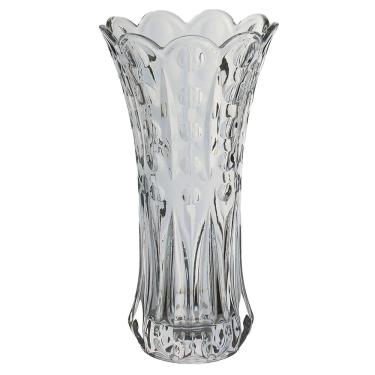 Imagem de VASO DECORATIVO ENFEITE PLANTA FLOREIRO VIDRO 25x13x13cm TRANSPARENTE
