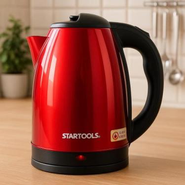 Imagem de Chaleira Jarra Elétrica Inox 2L Voltagem:127V - Startools, 110V
