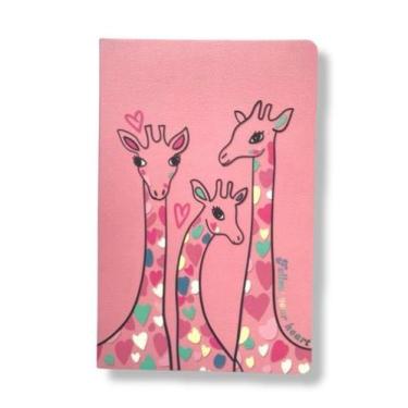 Imagem de Caderneta Caderno Animais Fofos Brochura Capa Flexível - Papelaria Cri