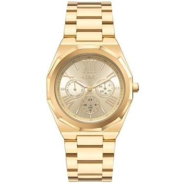 Imagem de Relógio Euro Feminino Multiglow Dourado - Eu6p29ajb-4d