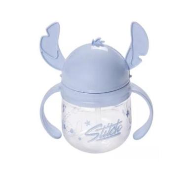 Imagem de Caneca treinamento com canudo stitch 260ml - PLASUTIL