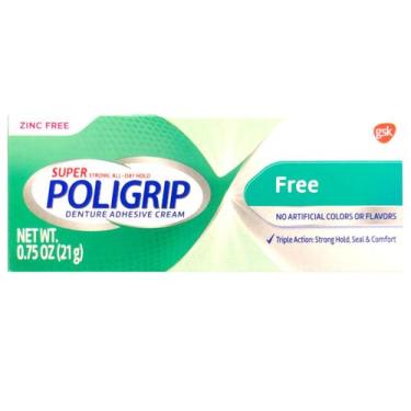 Imagem de Creme adesivo para próteses dentárias Poligrip Super Pack de 5 (22 mL)