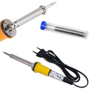 Imagem de Ferro de Solda 110V 220V Potência 40W ou 60W Ideal para Reparos Precis