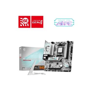 Imagem de Placa Mae MSI AMD (AM5) DDR5 Micro ATX - B840M Gaming WIFI6E
