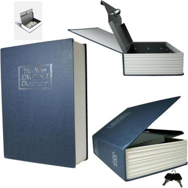 Imagem de Cofre Camuflado Com Chave Livro Secreto Porta Joias