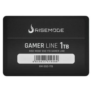 Imagem de SSD Rise Mode Gamer Line, 1TB, SATA III, Leitura: 530MB/s, Gravação: 520MB/s, Preto - R...