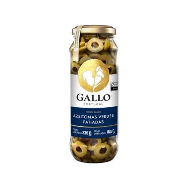 Imagem de Azeitona Verde Fatiada em Conserva Gallo 96002772 160g, 160g