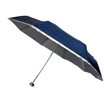 Imagem de Guarda Chuva Armação De Alumínio Cabe Na Bolsa Mini Portátil Dobrável 