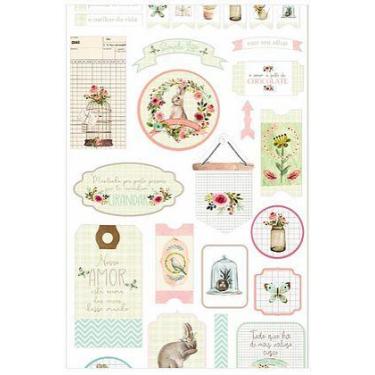 Imagem de Adesivo DP - Chipboard - The Simple Life - Dany Peres Design