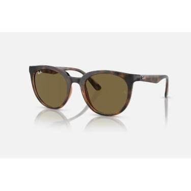 Imagem de Óculos De Sol Unissex Ray-Ban RB4383L 710/73 53, Marrom