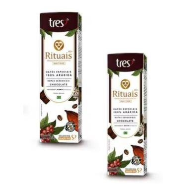 Imagem de Kit 20x Cápsulas de Rituais Chocolate 3 Três Corações Café Especial de