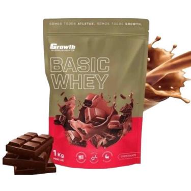 Imagem de Basic whey protein (1kg) - (sabor chocolate) - Growth