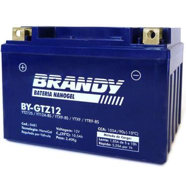 Imagem de Bateria Moto NanoGel BY-GTZ12 Dafra Next 250 NC 700X XT1200Z Super Ten