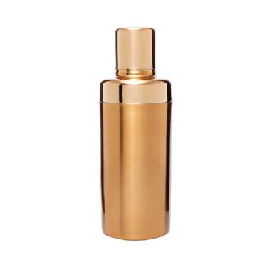 Imagem de Coqueteleira em Aço Inox Dourada Old Fashioned 550ml Wolff