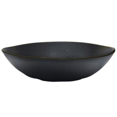 Imagem de Saladeira Ryo Volcano 26CM 1,6L em Porcelana Resistente a Micro-ondas e Lava-Louças Preta Oxford