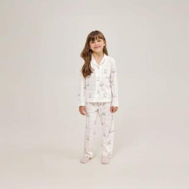 Imagem de Pijama Menina Infantil Manga Longa Americano Com Calça - 8 - Lilica Ri