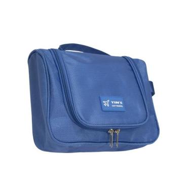 Imagem de Necessaire bolsa organizadora viagem pratica acessorios yins, Azul