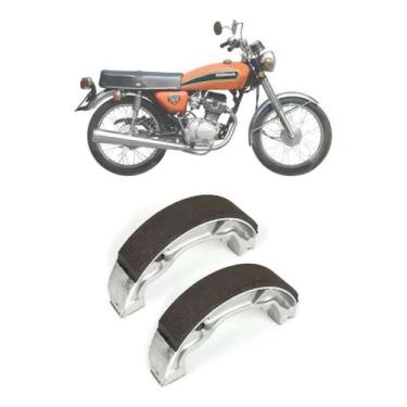 Imagem de Patim lona freio moto cobreq 0304-cp cg125 honda 82/83/99