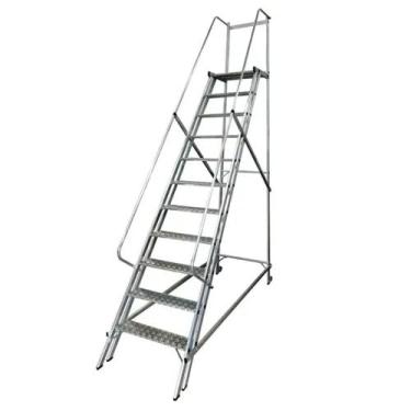 Imagem de Escada plataforma em alumino 2 75M 10 DEGRAUS PLAT2750RVD ESCALEVE