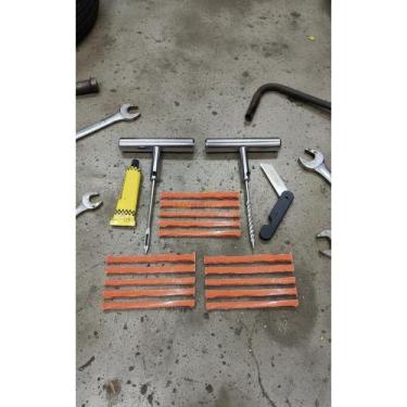 Imagem de 2x Reparo Pneu Carro Moto Sem Câmara: 15 Refis Rápidos - Congratulatio