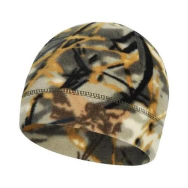 Imagem de Gorro Camuflado Masculino De Lã Polar Macia Com Proteção Para as Orelh