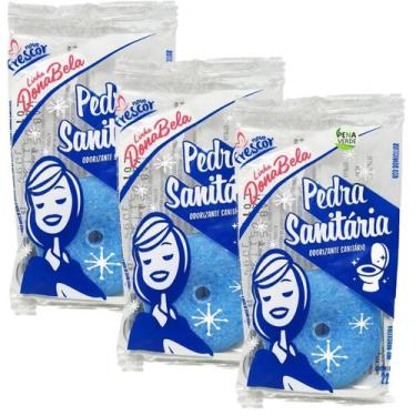 Imagem de Kit 6 Unidades Detergente / Pedra Sanitária DonaBela 22g Descarga Vaso