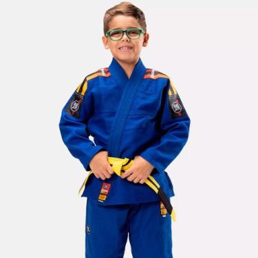 Imagem de Kimono Jiu Jitsu Atama Ultra Light Sunset Azul Infantil