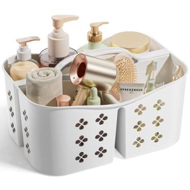 Imagem de Organizador Portátil para Chuveiro Caddy PQH Branco