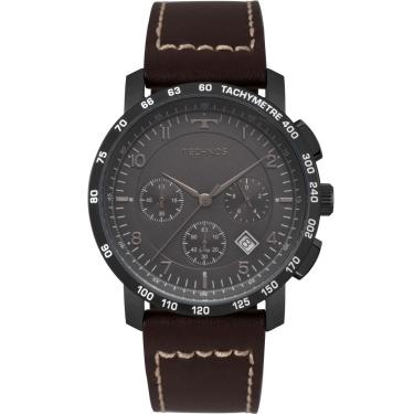 Imagem de Relógio Masculino Technos Performance Skymaster 6S20AB/2P 46mm Couro Marrom