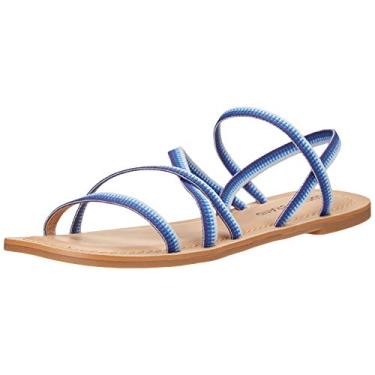 Imagem de Lucky Brand Sandália feminina Bizell, Azul multi, 34